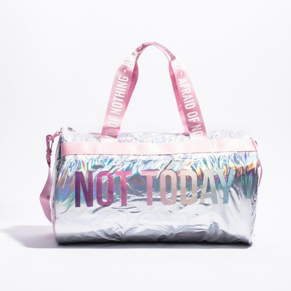 NEW holo NOT Today afraid of nothing GYM bag - Picture 2 of 7